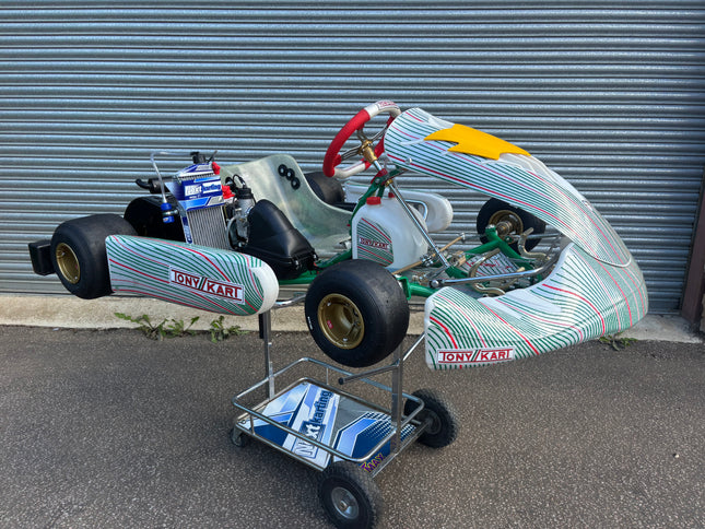 TONY KART 2025 RACER 401 T MY25 ROTAX EVO KART COMPLETE USED CHASSIS + NEW ENGINE
