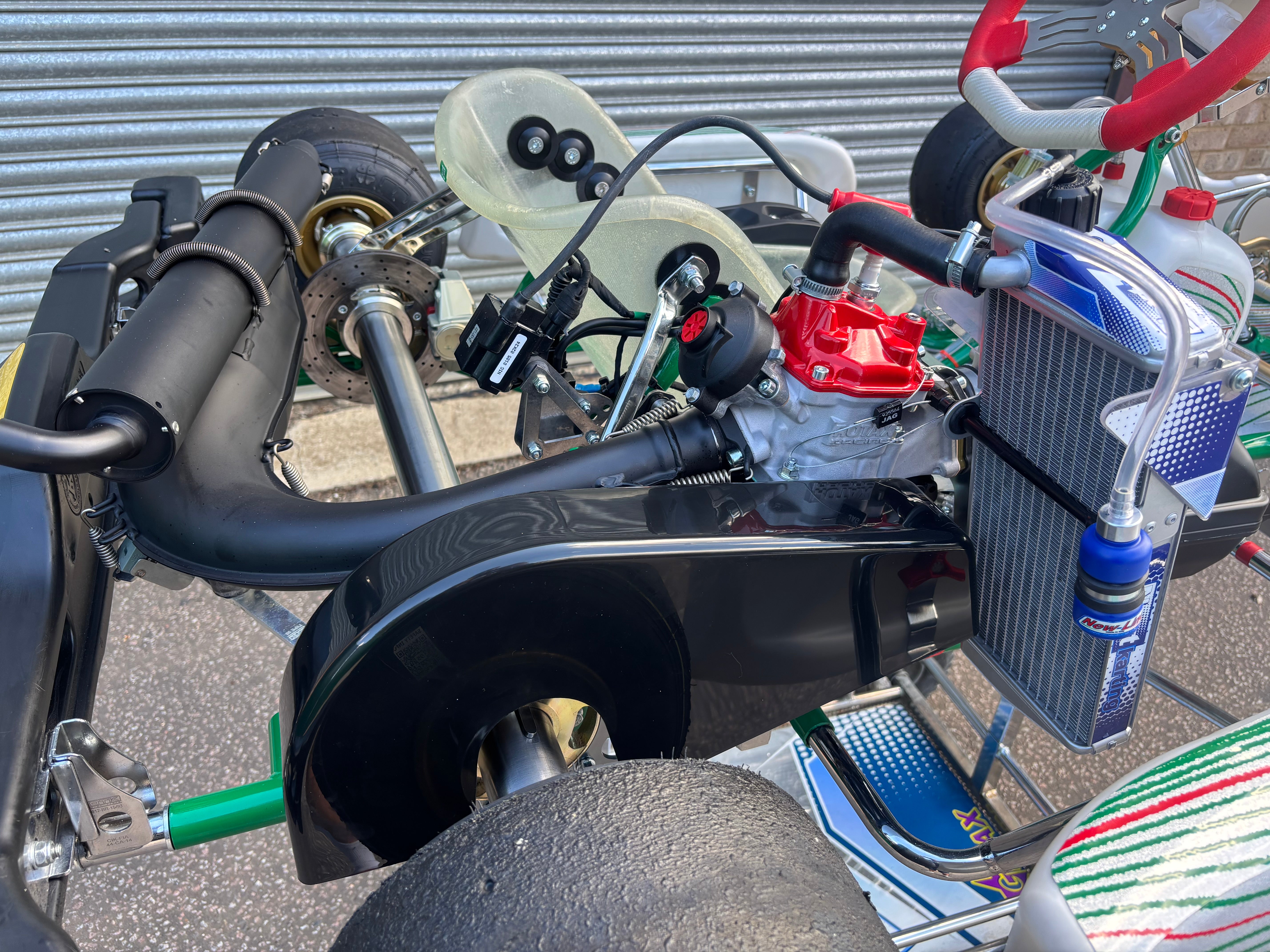 Go Kart Engine Rack TONY KART MY26 RACER 401 T ROTAX EVO KART COMPLETE USED CHASSIS + NEW ...
