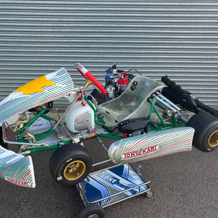 TONY KART 2025 RACER 401 T MY25 ROTAX EVO KART COMPLETE USED CHASSIS + NEW ENGINE