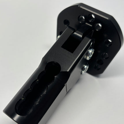 TONY KART ADJUSTABLE LONG STEERING ANGLED BOSS LONG BLACK