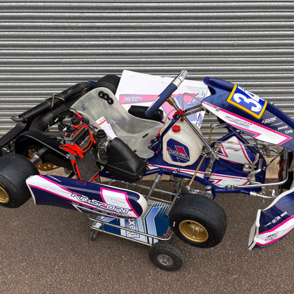 TONY KART KOSMIC 2024 RACER 401RR CHASSIS WITH A JUNIOR ROTAX EVO ENGINE