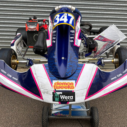 TONY KART KOSMIC 2024 RACER 401RR CHASSIS WITH A JUNIOR ROTAX EVO ENGINE