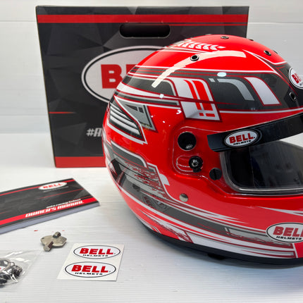 BELL MOTOR SPORT HELMET KC7 2025 - CMR Champion Blue Red Orange Yellow