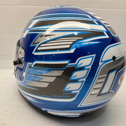 BELL MOTOR SPORT HELMET KC7 2025 - CMR Champion Blue Red Orange Yellow