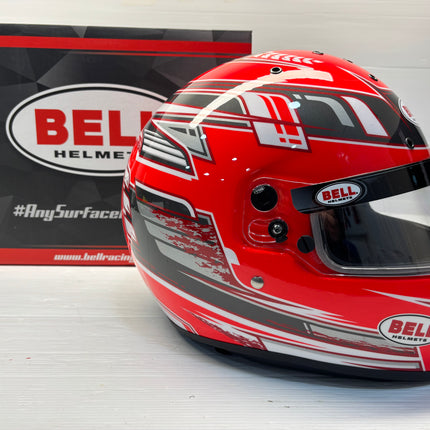 BELL MOTOR SPORT HELMET KC7 2025 - CMR Champion Blue Red Orange Yellow