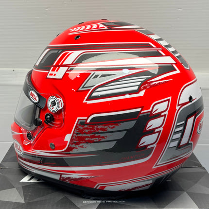 BELL MOTOR SPORT HELMET KC7 2025 - CMR Champion Blue Red Orange Yellow