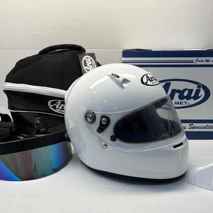 Arai SK-6 Helmet With Extra Visor, Arai Bag & Rear Spoiler