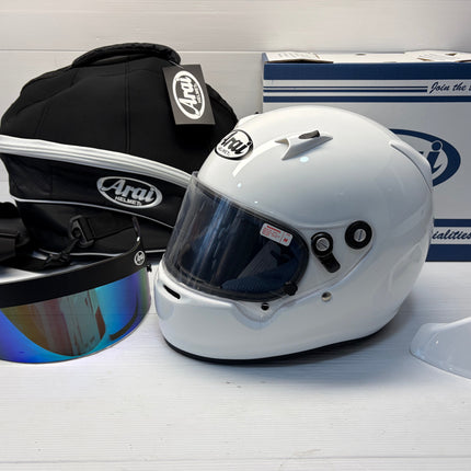 Arai CK-6 Helmet With Extra Visor, Arai Bag & Rear Spoiler