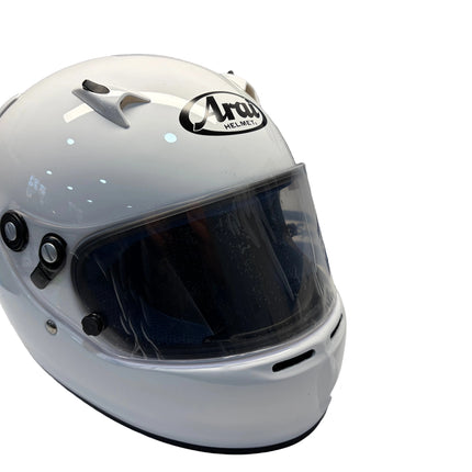 ARAI WHITE CK6 CMR CHILD/JUNIOR KART HELMET CK-6