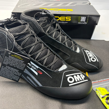 OMP KS-3 MY 2026 BLACK  KARTING BOOTS DRIVER SHOES
