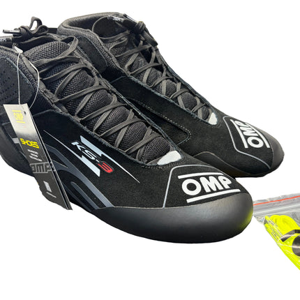 OMP KS-3 MY 2026 BLACK  KARTING BOOTS DRIVER SHOES