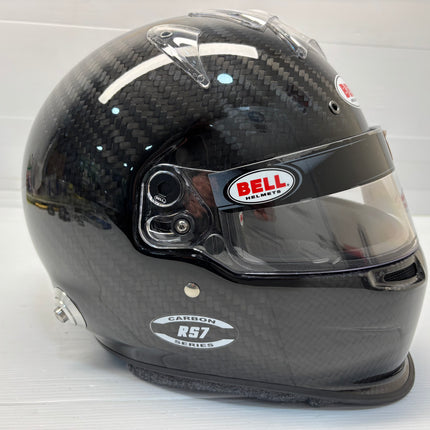 BELL MOTOR SPORT RS7 CARBON DUCKBILL(HANS) FIA8859/SA2020 RACE CAR HELMET