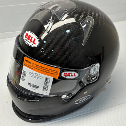 BELL MOTOR SPORT RS7 CARBON DUCKBILL(HANS) FIA8859/SA2020 RACE CAR HELMET