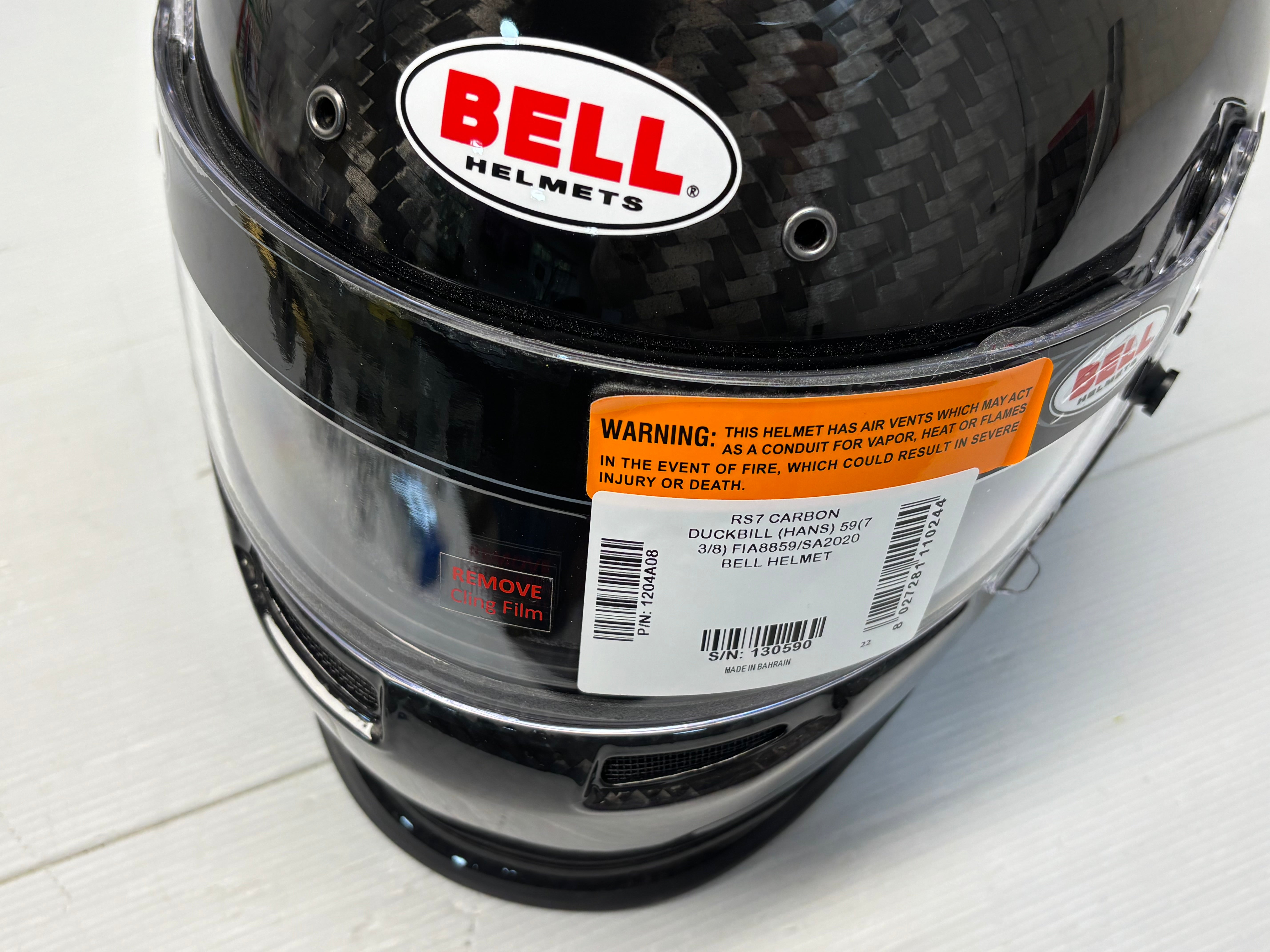 bell carbon fiber helmet uk BELL MOTOR SPORT RS7 CARBON DUCKBILL(HANS) FIA8859/SA2020 RACE CAR HEL – Next Karting