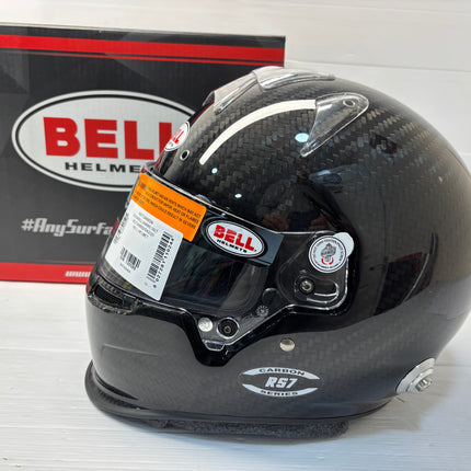 BELL MOTOR SPORT RS7 CARBON DUCKBILL(HANS) FIA8859/SA2020 RACE CAR HELMET