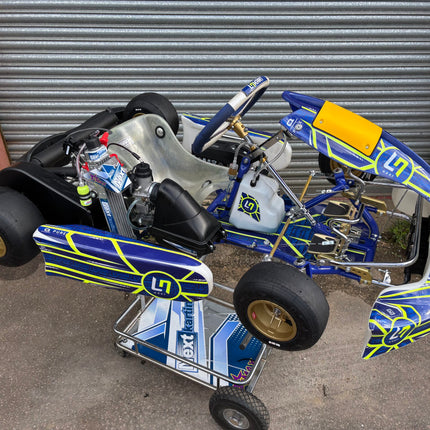 TONY KART 950 LN LANDO ROTAX EVO KART COMPLETE USED CHASSIS + NEW ENGINE