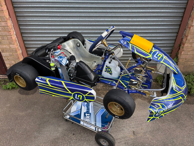 TONY KART 950 LN LANDO ROTAX EVO KART COMPLETE USED CHASSIS + NEW ENGINE