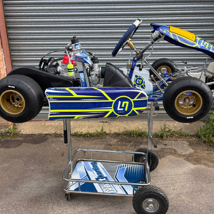 TONY KART 950 LN LANDO ROTAX EVO KART COMPLETE USED CHASSIS + NEW ENGINE