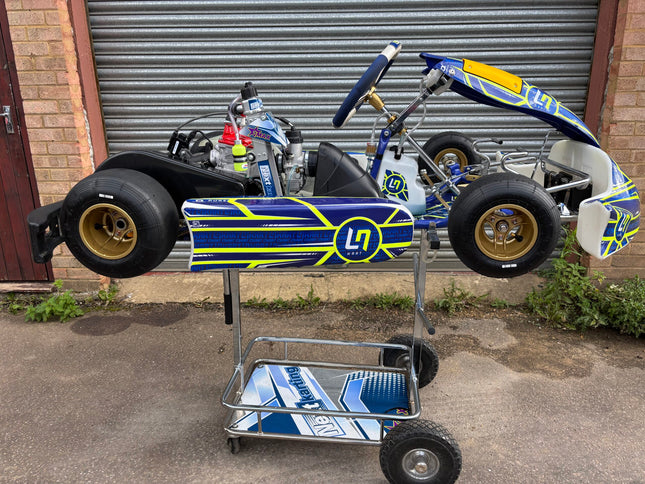 TONY KART 950 LN LANDO ROTAX EVO KART COMPLETE USED CHASSIS + NEW ENGINE
