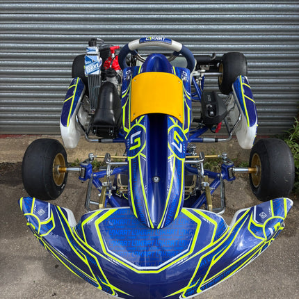 TONY KART 950 LN LANDO ROTAX EVO KART COMPLETE USED CHASSIS + NEW ENGINE