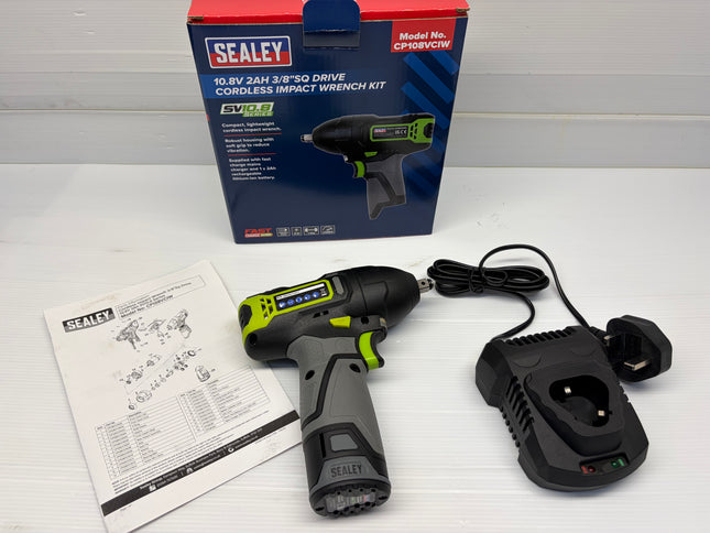 Sealey CP108VCIW Cordless Impact Wrench 3/8InSq