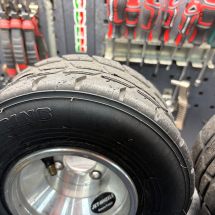 USED JET WHEELS FITTED WITH MOJO W2 TYRES