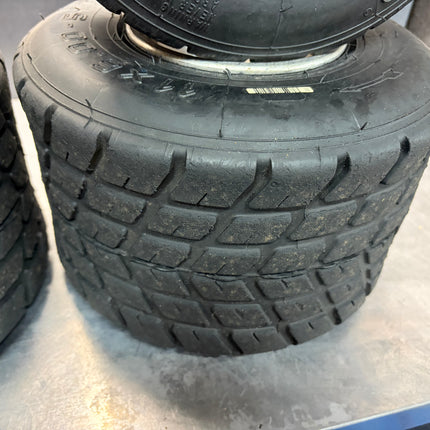 USED JET WHEELS FITTED WITH MOJO W2 TYRES