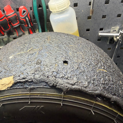 USED DOUGLAS MAG KART WHEELS FITTED WITH MOJO D5 TYRES