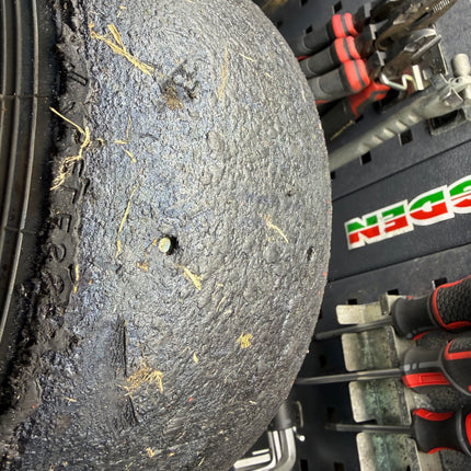 USED DOUGLAS MAG KART WHEELS FITTED WITH MOJO D5 TYRES