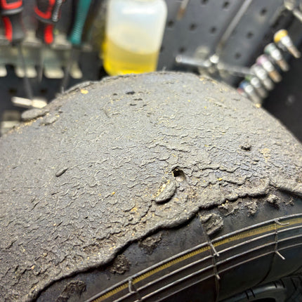 USED DOUGLAS MAG KART WHEELS FITTED WITH MOJO D5 TYRES