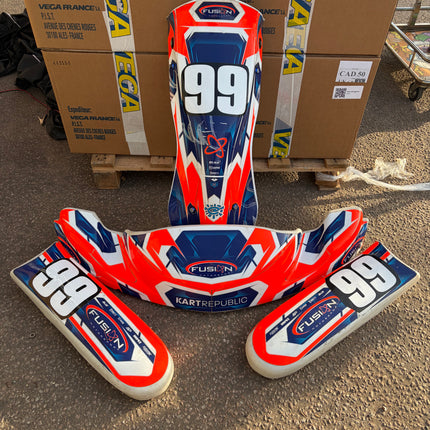 USED KG KART BODY WORK SET / FUSON