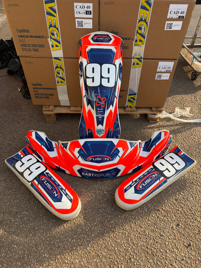 USED KG KART BODY WORK SET / FUSON