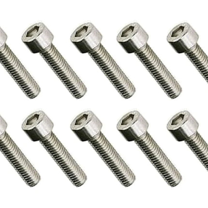 Set of 10 M6 Kart Sprocket / Side pod  Bolts - 20 - 60MM