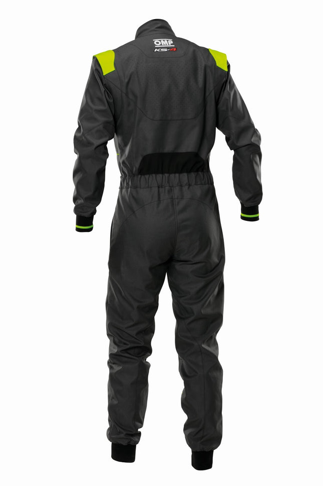 OMP KS-4 KS4 BLACK ANTHRCITE + YELLOW MY2026 RACE SUIT