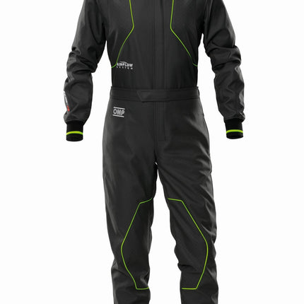 OMP KS-4 KS4 BLACK ANTHRCITE + YELLOW MY2026 RACE SUIT