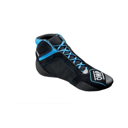 OMP KS-3 MY 2026 BLACK / CYAN / BLUE  KARTING BOOTS DRIVER SHOES