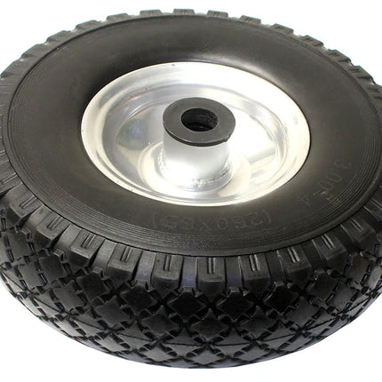 Steel Trolley Wheel 10" 3.00-4 (20mm Bore -75mm Length)