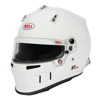 BELL MOTOR SPORT R7 PRO WHITE (HANS) FIA8859-2024/SA2025