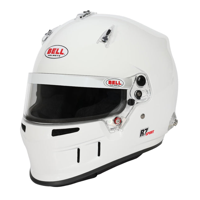 BELL MOTOR SPORT R7 PRO WHITE (HANS) FIA8859-2024/SA2025