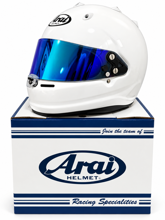 Arai SKV-R Helmet & Extra Iridium Mirror Visor Genuine Package Kart /