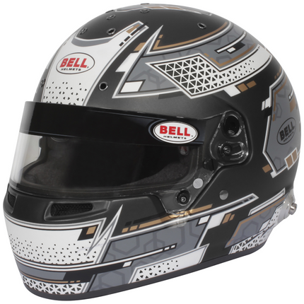 BELL MOTOR SPORT RS7 PRO STAMINA GRAY (HANS) FIA8859/SA2020 CAR RACING HELMET RED (Copy)