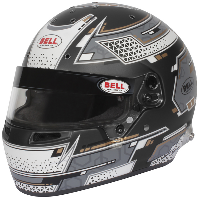 BELL MOTOR SPORT RS7 PRO STAMINA GRAY (HANS) FIA8859/SA2020 CAR RACING HELMET RED (Copy)