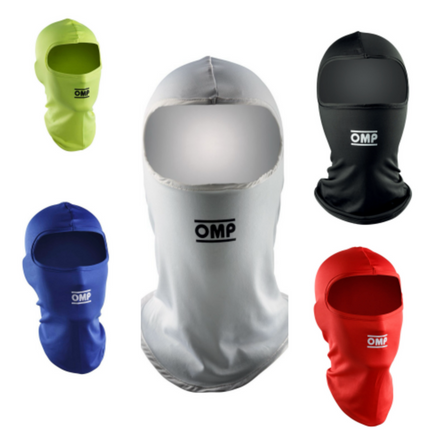 Share OMP Kart Balaclava - Open Face / One Size / White / Black / Red / Blue / Yellow