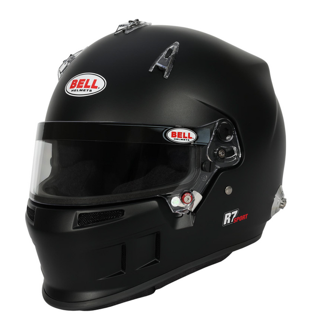 BELL MOTOR SPORT R7 PRO WHITE (HANS) FIA8859-2024/SA2025 BLACK