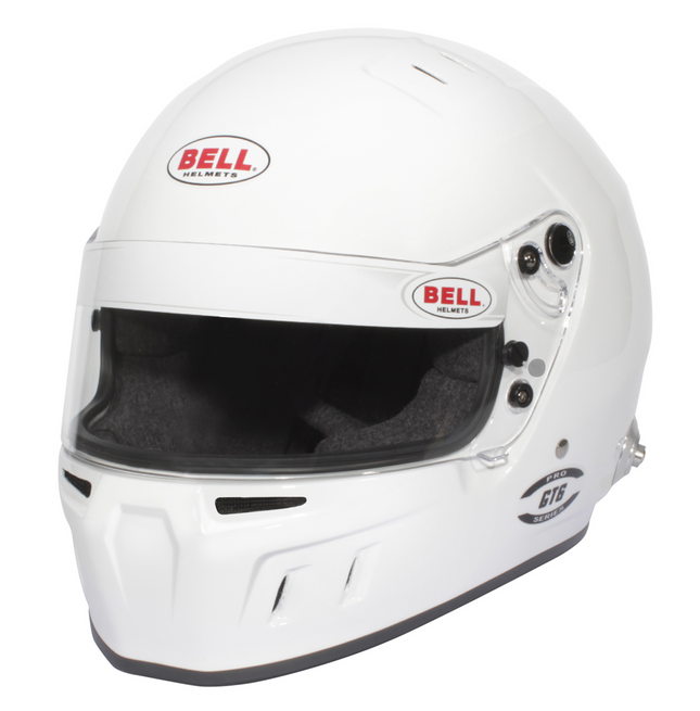 BELL MOTOR SPORT GT6 PRO WHITE  FIA8859-2024 HANS