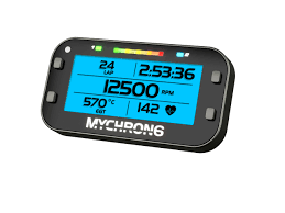 Mychron 6 GPS Lap-timer + M10 Temp Pick Up / Rotax