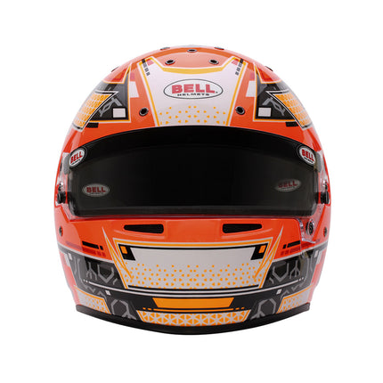 BELL MOTOR SPORT RS7-K  K2020 FIA 8878-2024 ORANGE KART RACING HELMET
