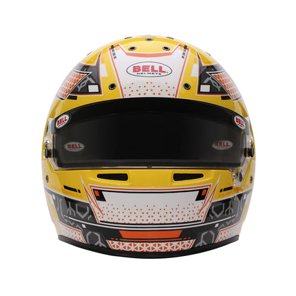 BELL MOTOR SPORT RS7-K  K2020 FIA 8878-2024 YELLOW KART RACING HELMET