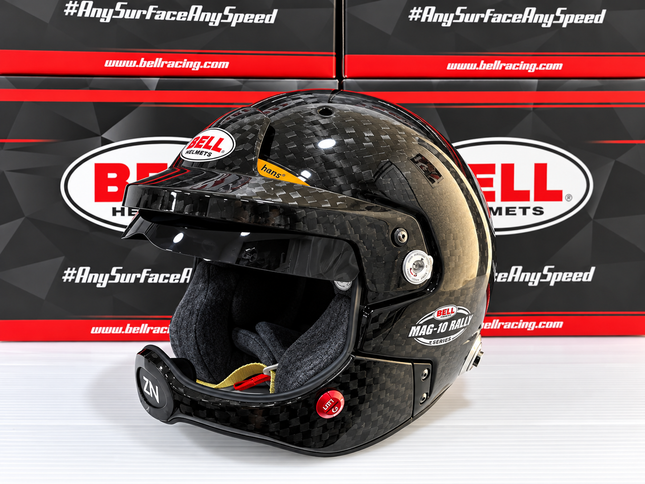 BELL MOTOR SPORT MAG-10 RALLY ULTRA CARBON HELMET (HANS) FIA8859-2024/SA2024