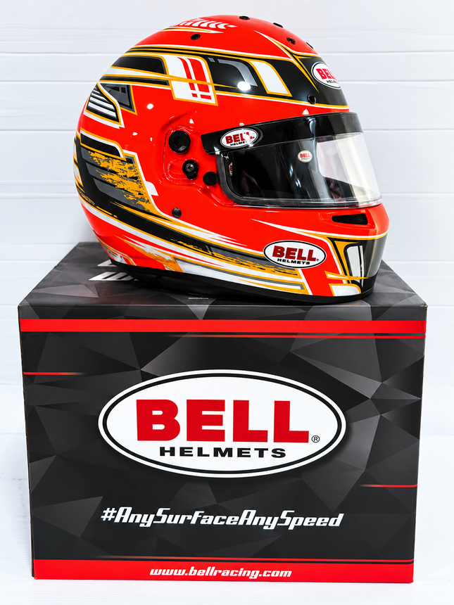 BELL MOTOR SPORT HELMET KC7 - CMR Champion Blue Red Orange Yellow